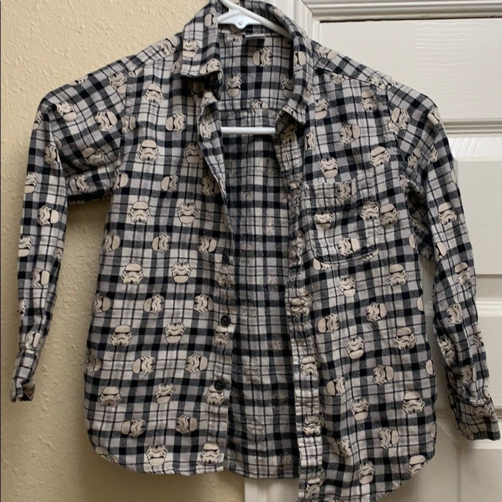 Star Wars plaid shirt